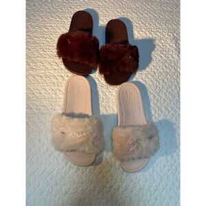 Crocs Sloan Luxe Slides / House slippers
2 pairs  Women’s size 8 W